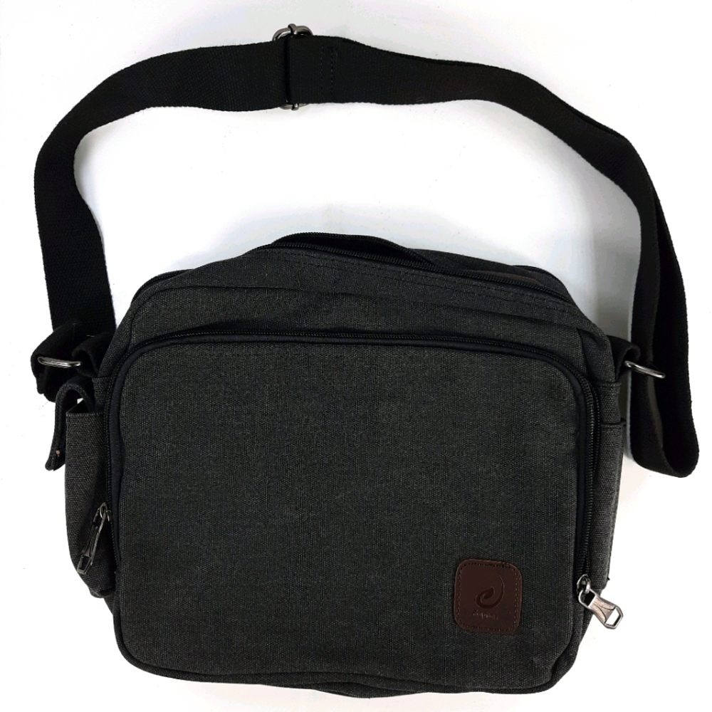 TOP FOX Mens Multifunctional Canvas Messenger Bag